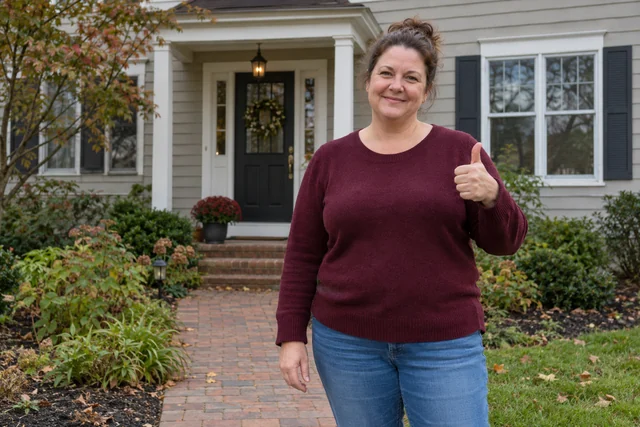 Person giving a thumbs up