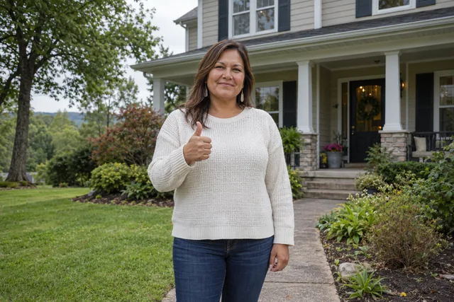 Person giving a thumbs up