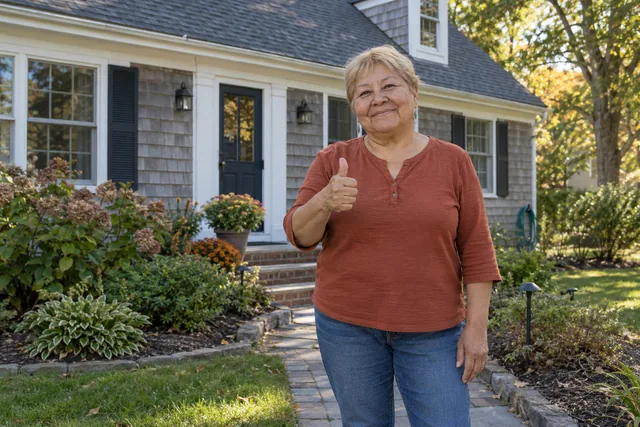 Person giving a thumbs up
